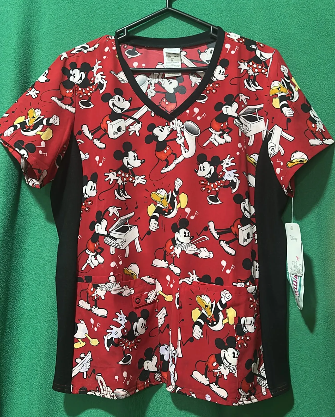 Chaqueta Cherokee Tooniforms Mickey Rojo